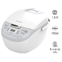 Nồi cơm điện tử Sharp 1.8 lít KS-COM192EV-GY
