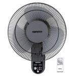 Quạt treo tường Nanoco NWF1219RC-GR (30W, màu ghi, remote)